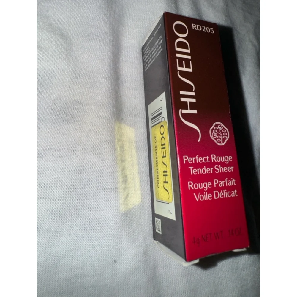 Shiseido Perfect Rouge Tender Sheer Lipstick RD205 FLORA Full Size 4 g / .14 OZ.